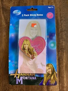 Paquete de 2 notas adhesivas vintage de Miley Cyrus de Hannah Montana de Disney - Imagen 1 de 4