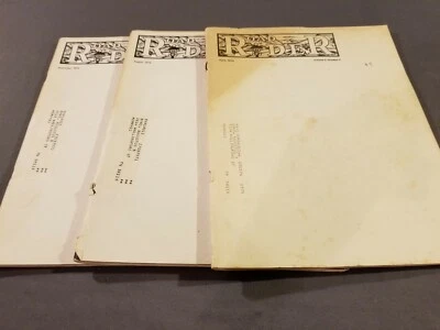 Lot of 3 Vintage Road Rider Magazines April Aug Sept 1974 In Mailing Wrappers Foto 1 de 4