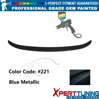 For 14-19 Toyota Corolla OE Factory Trunk Spoiler ABS Painted #221 Blue Metallic Foto 1 de 4