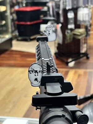 HEAVY METAL CREATIONS “Soyjack” Airsoft Fixed Sights, Picatinny Rail Mount, Funny