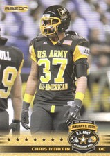2010 Razor Army Football All-American Bowl U.S. #12 Chris Martin
