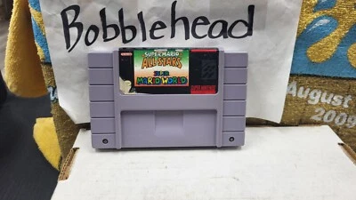 SUPER MARIO ALL STARS SUPER MARIO WORLD SUPER NINTENDO SNES VIDEO GAME AUTHENTIC - Image 1 of 4