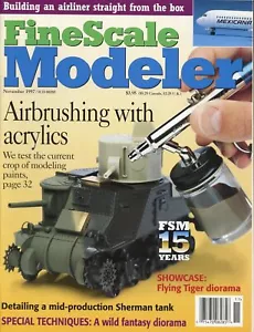 Fine Scale Modeler Magazine November 1997 Mid Production Sherman Tank - Bild 1 von 2