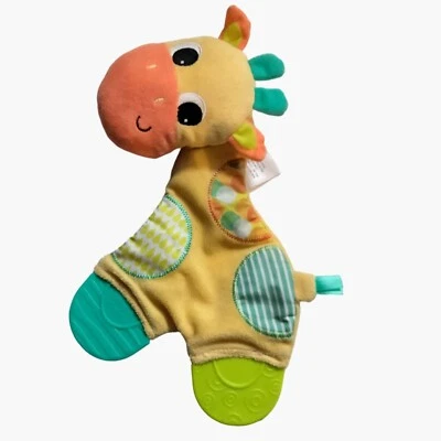 Mordedor de felpa Bright Starts jirafa arrugado Lovey sensorial Foto 1 de 4