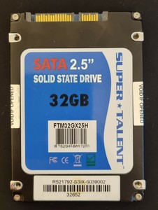 Super Talent 32GB SATA SSD
