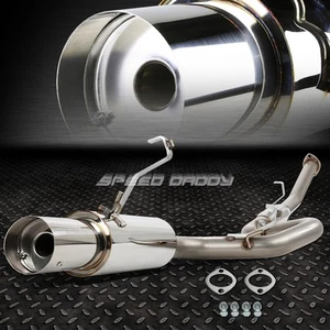 FOR 85-87 COROLLA GTS AE86 STAINLESS CATBACK EXHAUST SYSTEM W/3.5"MUFFLER TIP - Picture 1 of 5