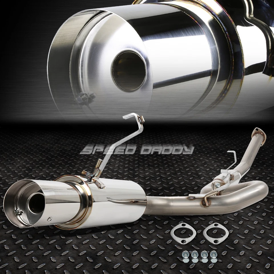 PARA 85-87 COROLLA GTS AE86 SISTEMA DE ESCAPE CATBACK INOXIDABLE CON PUNTA SILENCIADOR 3.5" Foto 1 de 4