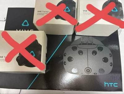 HTC Vive VR Headset Kit System Virtual Reality Complete Set Operation Checked JP - Image 1 of 3