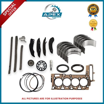 BMW N47 ENGINE REBUILD PARTS KIT + MINI N47D20 2.0 TIMING CHAIN GASKET - Image 1 of 4