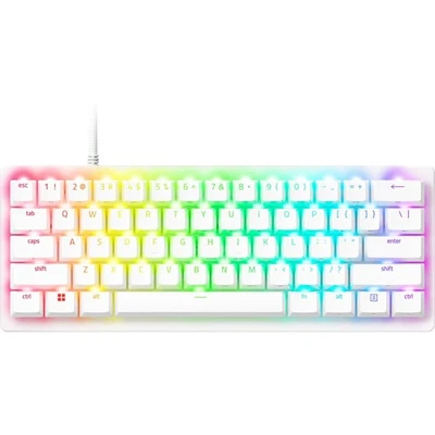 Razer Huntsman V3 Pro Mini 60% Analog Optical Esports Gaming Keyboard - White - Image 1 of 4