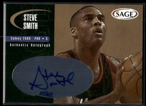 2000 SAGE #A45 Steve Smith Autographs Gold #/65 - Picture 1 of 2