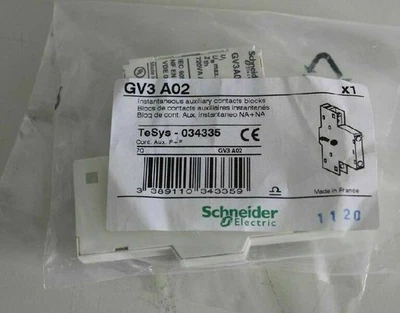 un nuevo montaje lateral auxiliar snd GV3A02 para serie GV3ME Foto 1 de 3