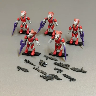 LOT 5 & 15 Gun Mega Construx Halo Sword Base Invasion GLB75 Covenant Skirmisher  - Image 1 of 4