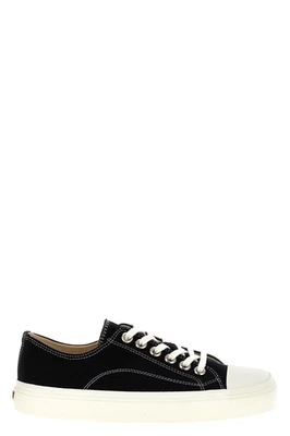 MOSCHINO Canvas Black/White Sneakers New & Authentic - Image 1 of 4