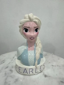 DISNEY FROZEN PRINCESS ELSA CERAMIC COIN BANK PIGGY BANK - Picture 1 of 5