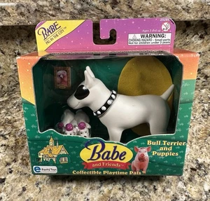 Babe and Friends Pig In The City Bull Terrier & Puppies Collection 1998 NUEVO - Imagen 1 de 3