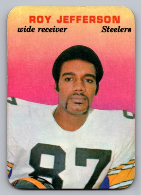 1970 TOPPS GLOSSY INSERTS #17 ROY JEFFERSON STEELERS - Image 1 of 3
