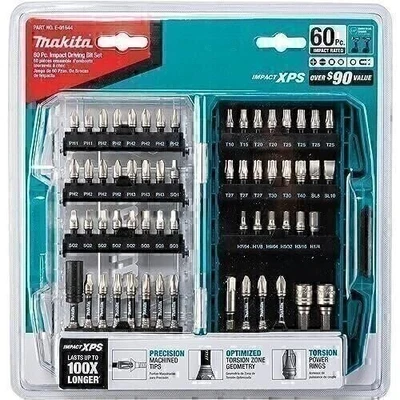 New Makita E-01644 Impact XPS 60-Piece Bit Set Torsion Zone & Magnetic Nutsetter - Image 1 of 4