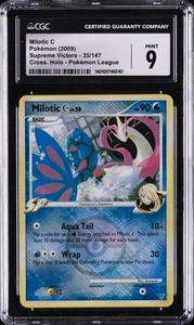 2009 POKEMON SUPREME VICTORS,  CROSS. HOLO - POKEMON LEAGUE MILOTIC C CGC 9 - Picture 1 of 2
