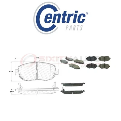 Centric Posi Quiet Disc Brake Pads w Shims for 1998-2000 Lexus GS400 4.0L V8 gx Foto 1 de 4