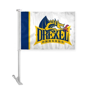 Drexel University Dragons DU Car Flags - Two Options - Picture 1 of 11