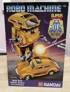 Super Gobots Bug Bite VW Beetle Robo Machine MIB Neuf Stock Magasin - Foto 1 di 20