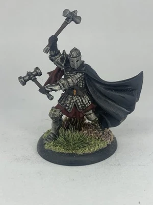 Miniatura pintada Knight with Warhammers para RPG de fantasia D&D ou Pathfinder - Imagem 1 de 2