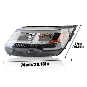 For 2016 2017 2018 Ford Explorer Left Driver Halogen Headlight W/LED DRL Lamp - Picture 1 of 15