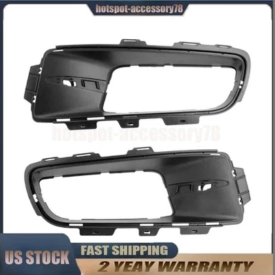 Pair Bumper Fog Light Grille Cover For BMW X5 E70 2007-10 Front Left & Right US — 第 1/4 张图片