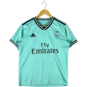 Vintage Adidas Real Madrid Eden Hazard #7 Soccer Jersey Men's Blue S - Picture 1 of 7