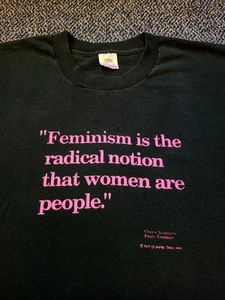 Camisa Feminista Vintage Años 90 Talla XL Feminismo - Imagen 1 de 13