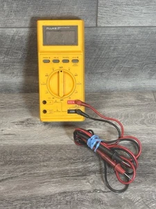 FLUKE 27 Digital Multimeter with Test Leads Yellow - Picture 1 of 7