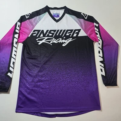 Answer Racing A23 Syncron CC Motorcycle Jersey MX Off-road ATV Wmx Medium - Image 1 of 4
