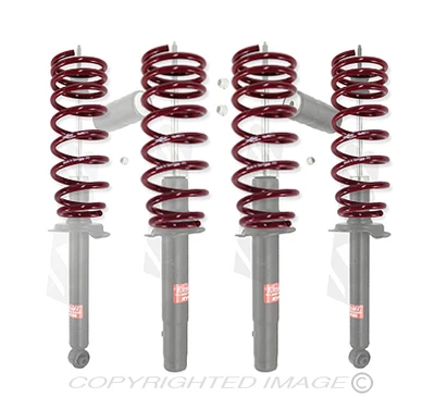 KYB 4 STRUTS SHOCKS & VOGTLAND GERMAN LOWERING SPRINGS 07 08 09 - 13 BMW E70 X5 - Image 1 of 4