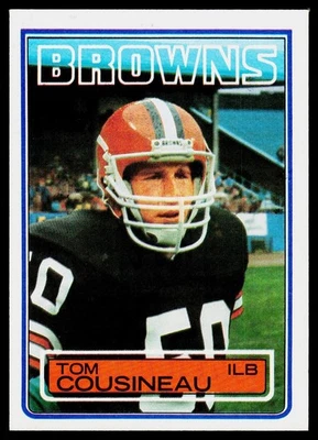 Tom Cousineau, 1983 Topps, #246, Cleveland Browns, RC - Image 1 of 2
