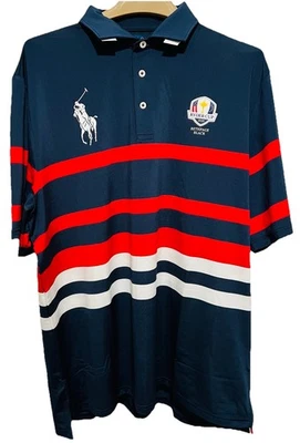 Camisa polo voluntária 2025 RYDER CUP BETHPAGE PRETA RALPH LAUREN GG marca de bola EUA - Imagem 1 de 4