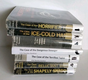 Perry Mason Mystery Erle Stanley Gardner Vintage Detective Book Club Lot 7 ExLib - Picture 1 of 18