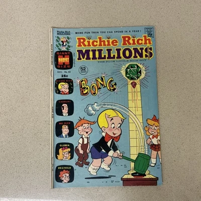 Cómics de Richie Rich Millions, Harvey, tamaño gigante n.º # 62 noviembre 1973 Foto 1 de 4