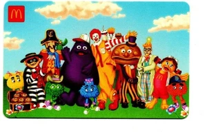 McDonald's Ronald Grimace The Whole Gang Gift Card No $ Value Collectible - Picture 1 of 1