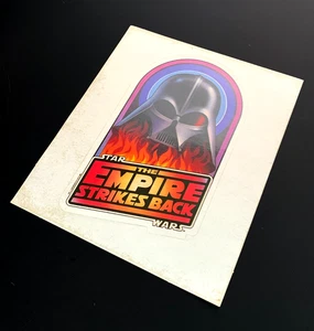 LARGE STAR WARS ULTRA RARE DARTH VADER Empire Strikes Back PROMO VINTAGE sticker - Picture 1 of 5