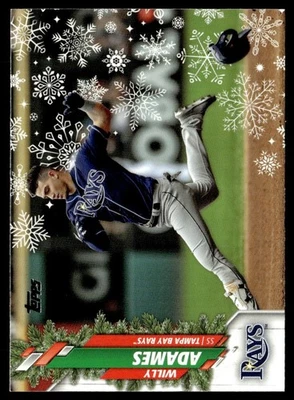 2020 Topps Holiday Willy Adames Tampa Bay Rays #HW143 - Image 1 of 2