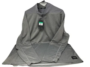 Nike Golf Mens Quarter Zip Pullover Long Sleeve Dri Fit Gray Size XL - Picture 1 of 4