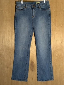 stamp 10 jeans womens size 10 bootcut mid rise stretch denim blue - Picture 1 of 10