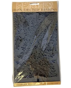 IOD Oh Weihnachtsbaum hochdetaillierte Form lebensmittelecht, Ton oder Harz 6 x 10 Zoll NEU - Bild 1 von 3