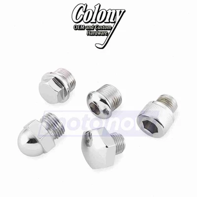 Colony Oil Tank Drain Plug for 1982-1989 Harley Davidson FXRS Low Glide - kg Foto 1 de 4