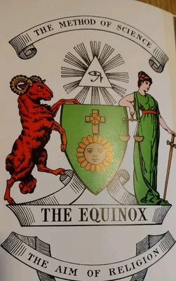 Aleister Crowley The Equinox 2 Vol Set 1-10 with Sleeve 1998 Occult Magick HC VG - Image 1 of 4