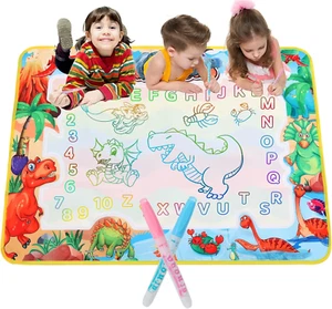 Large Water Doodle Mat for Toddlers, Magical Colourful, 39″×27″ Mess Free Colori - Picture 1 of 7