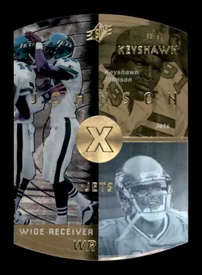 1998 SPx Gold - #31 Keyshawn Johnson New York Jets - Image 1 of 2