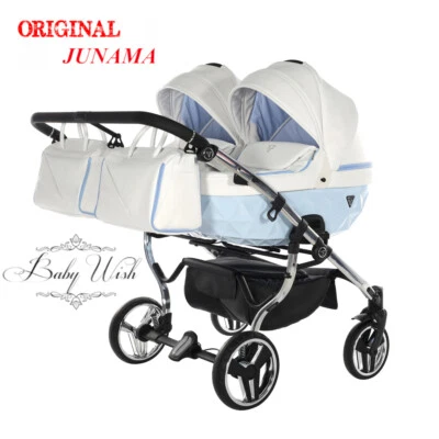 JUNAMA CANDY V2 DUO BABY BUGGY KINDERWAGEN ZWEIKINDERWAGEN 2in1 3in1 ISOFIX BASIS