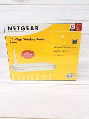 NETGEAR Wireless-G Router Internet Modem 54 Mbps WGR614 New In Box - Image 1 of 4